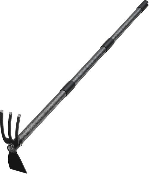 45" Long Handle Hoe Garden Tool – 2-in-1 Cultivator for Weeding, Gardening & Planting