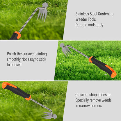 Portable Weed Remover Tool – Hand Weeder for Garden, Backyard & Vegetable Planting