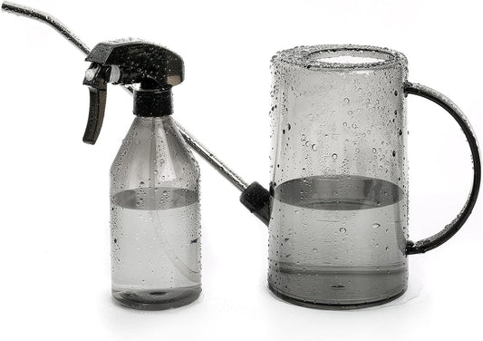 Small Watering Can for Indoor Plants, 1L with Long Spout & Plant Mister