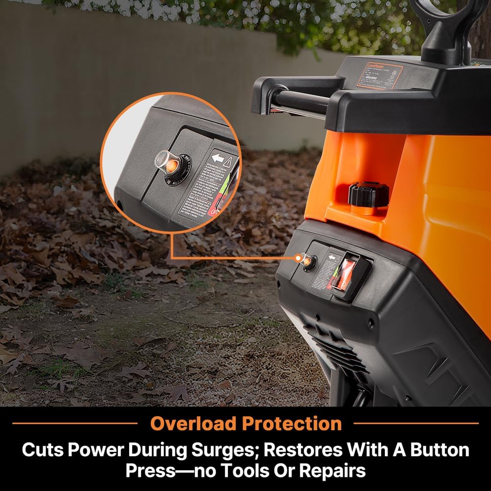 Electric Wood Chipper 1.8'' Cutting Diameter with Bag, FD1503