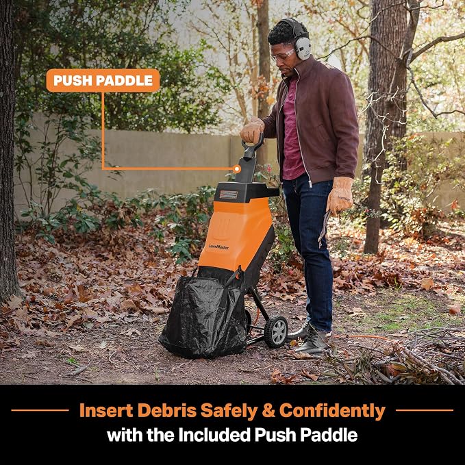 Electric Wood Chipper 1.8'' Cutting Diameter with Bag, FD1503